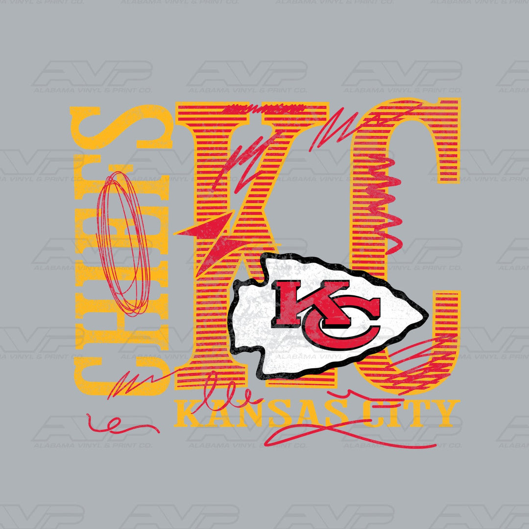Kansas City Chiefs KC Alabama Vinyl & Print Co.