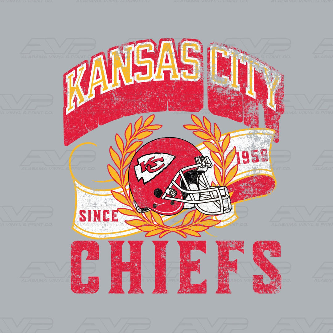 Kansas City Chiefs 1959 Alabama Vinyl & Print Co.