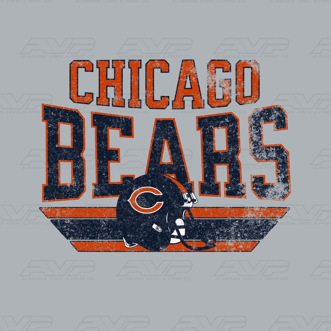 Chicago Bears Helmet Alabama Vinyl & Print Co.