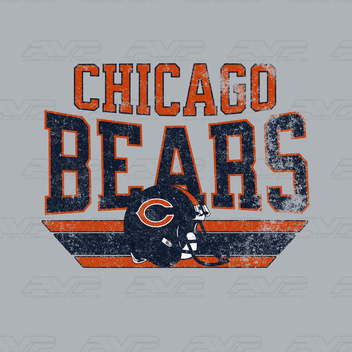 Chicago Bears Helmet Alabama Vinyl & Print Co.