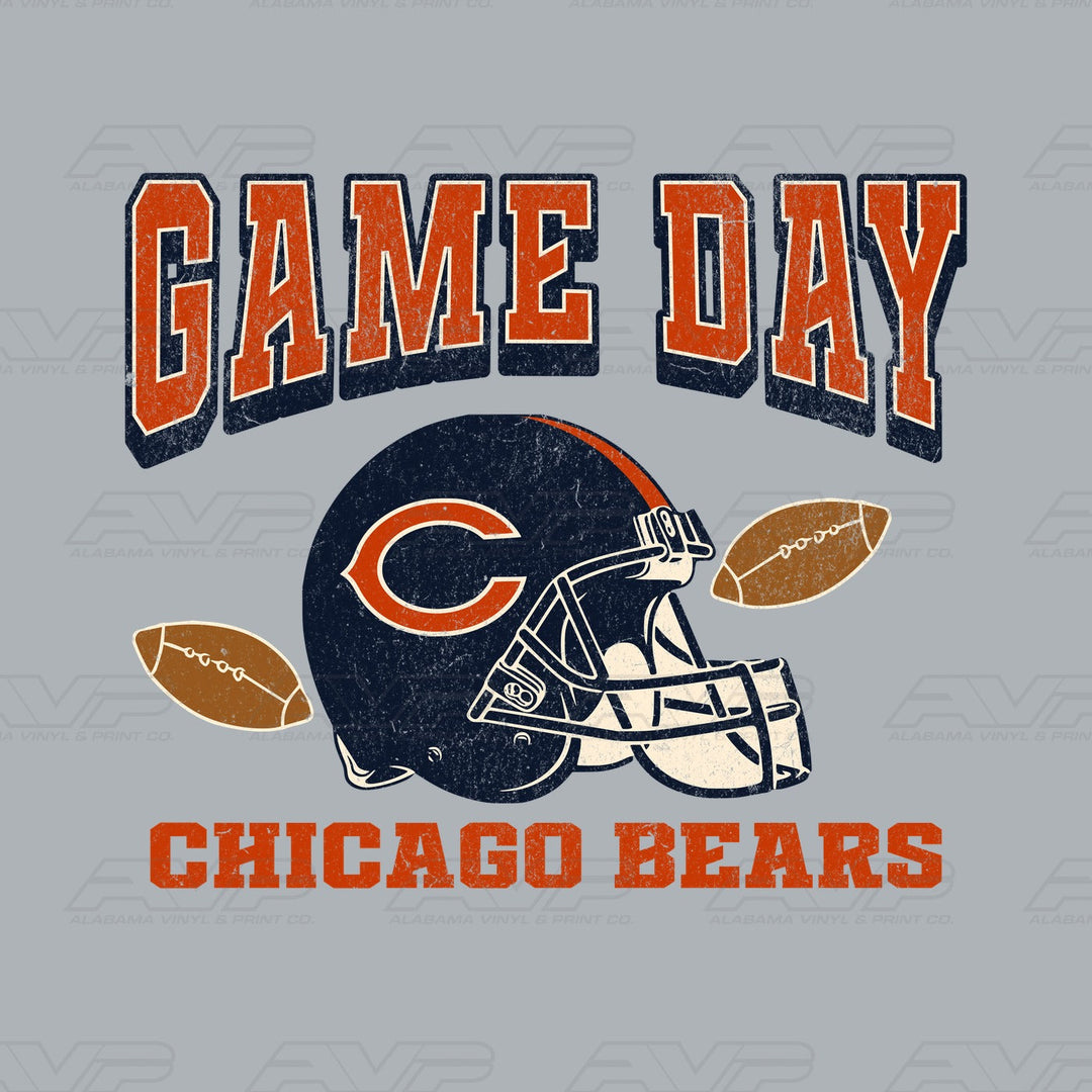Chicago Bears Game Day Alabama Vinyl & Print Co.