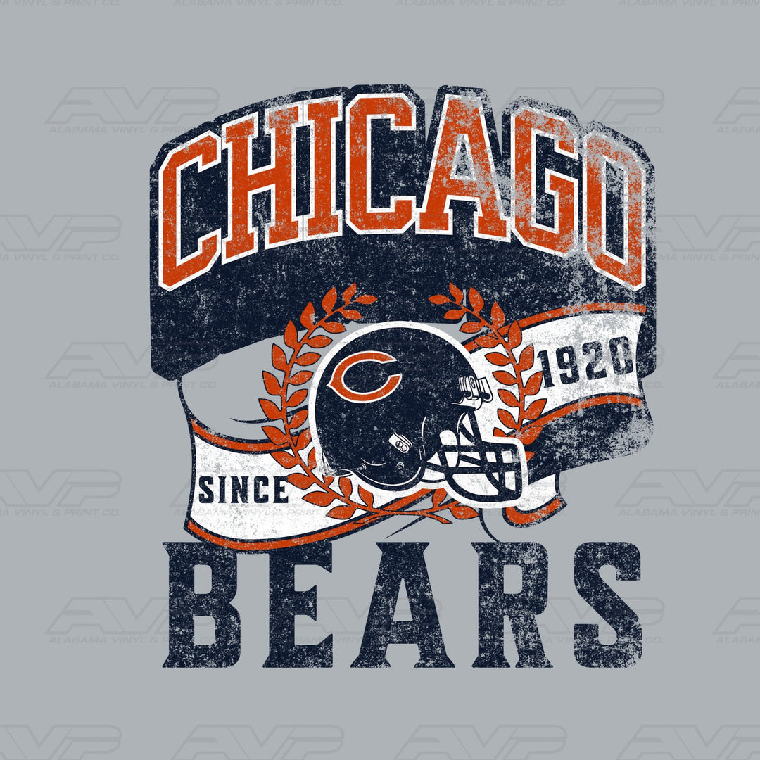 Chicago Bears 1920 Alabama Vinyl & Print Co.