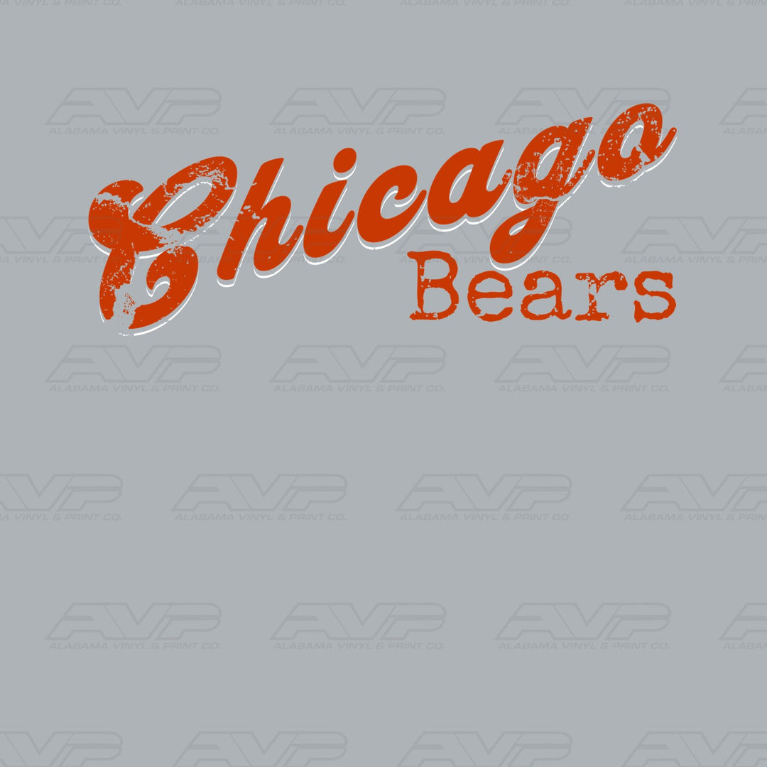 Chicago Bears Retro Alabama Vinyl & Print Co.