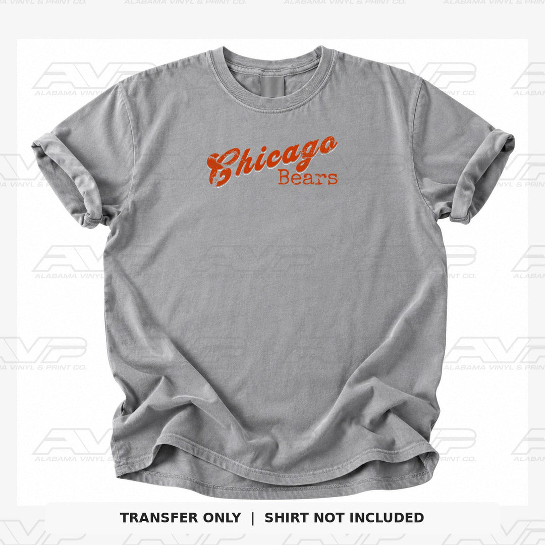 Chicago Bears Retro Alabama Vinyl & Print Co.