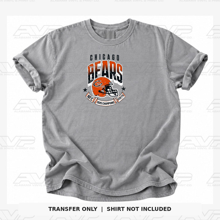 Chicago Bears NFC 2025 Champs North Alabama Vinyl & Print Co.