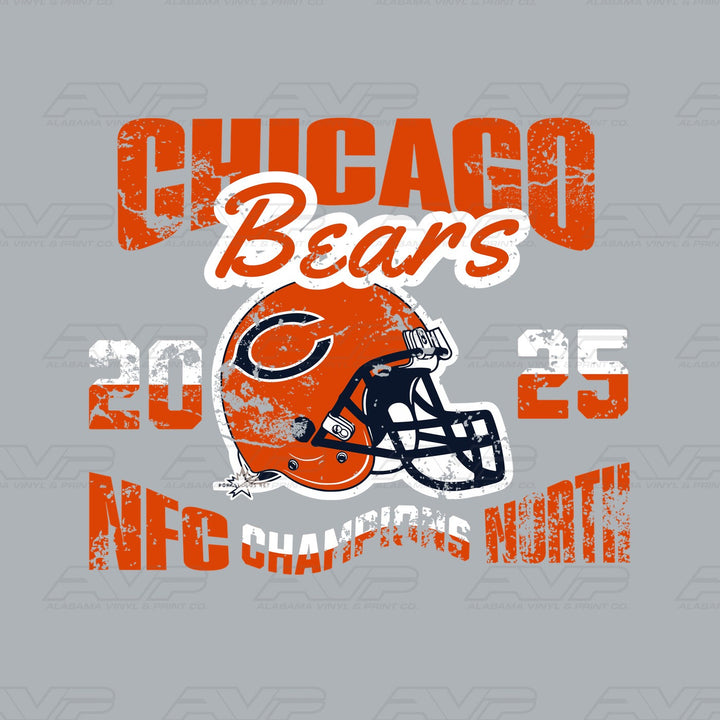 Chicago Bears NFC Champs North 25 Alabama Vinyl & Print Co.