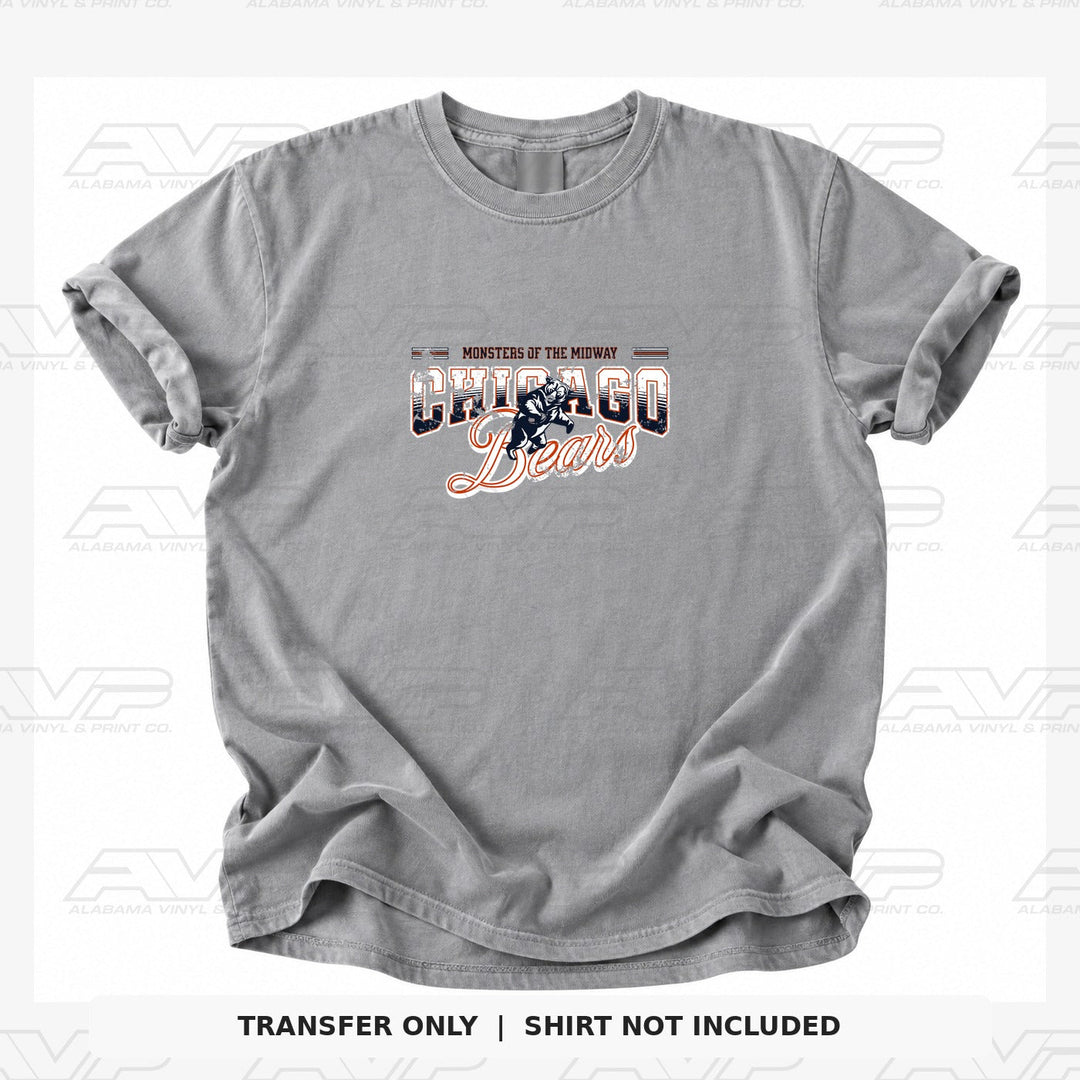 Chicago Bears Monsters of the Midway Alabama Vinyl & Print Co.