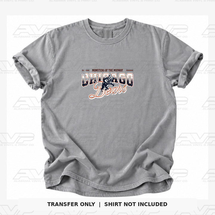 Chicago Bears Monsters of the Midway Alabama Vinyl & Print Co.
