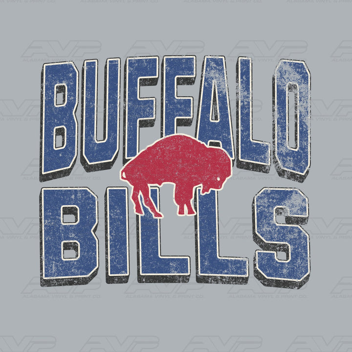 Buffalo Bills Distressed Alabama Vinyl & Print Co.