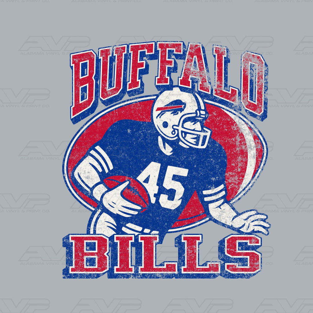 Buffalo Bills Old School Alabama Vinyl & Print Co.
