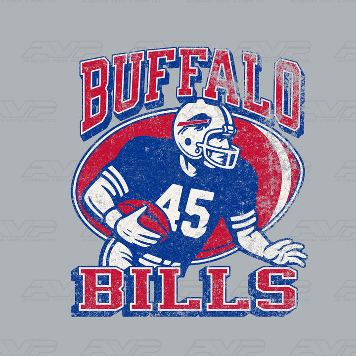 Buffalo Bills Old School Alabama Vinyl & Print Co.