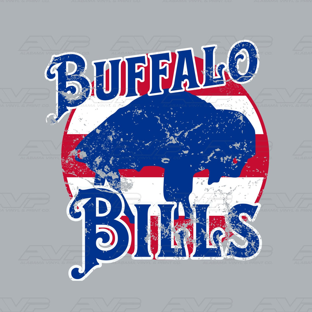 Buffalo Bills Distressed — watermarked design preview