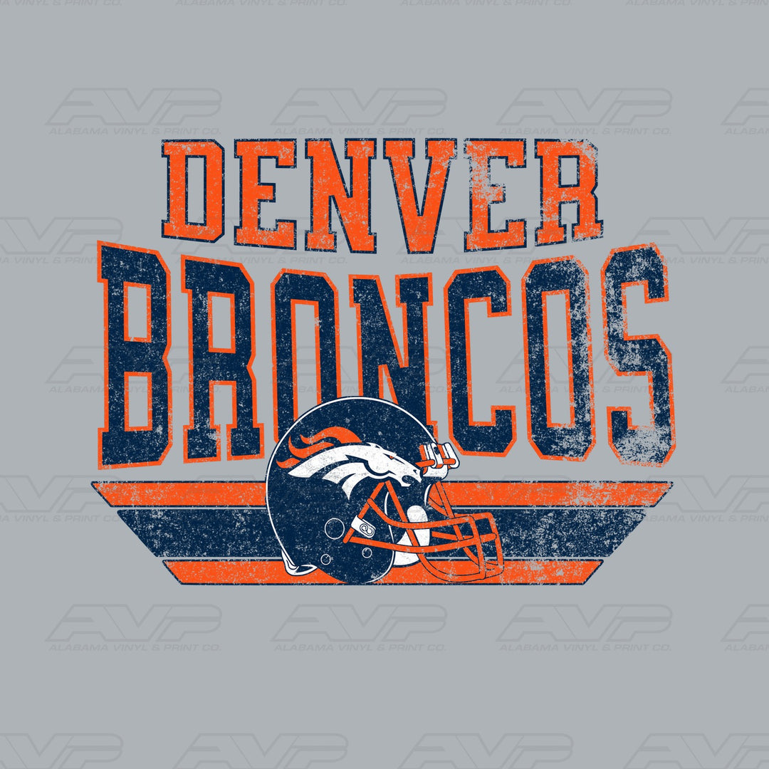 Denver Broncos Helmet — watermarked design preview