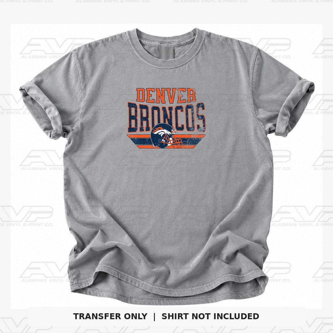 Denver Broncos Helmet Alabama Vinyl & Print Co.