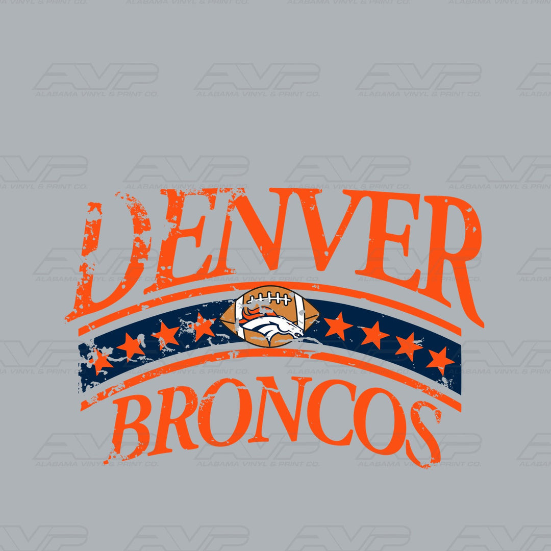 Denver Broncos Star Alabama Vinyl & Print Co.