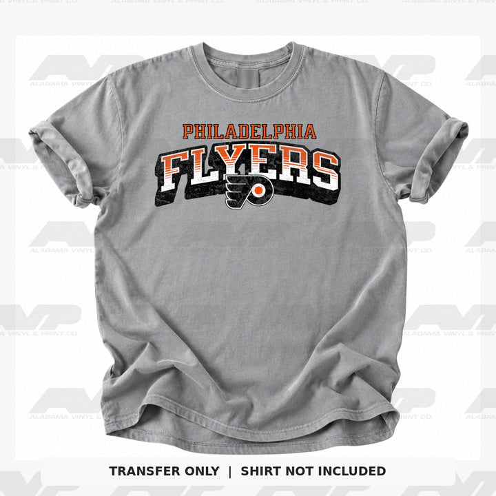 Philadelphia Flyers Classic Distressed Alabama Vinyl & Print Co.