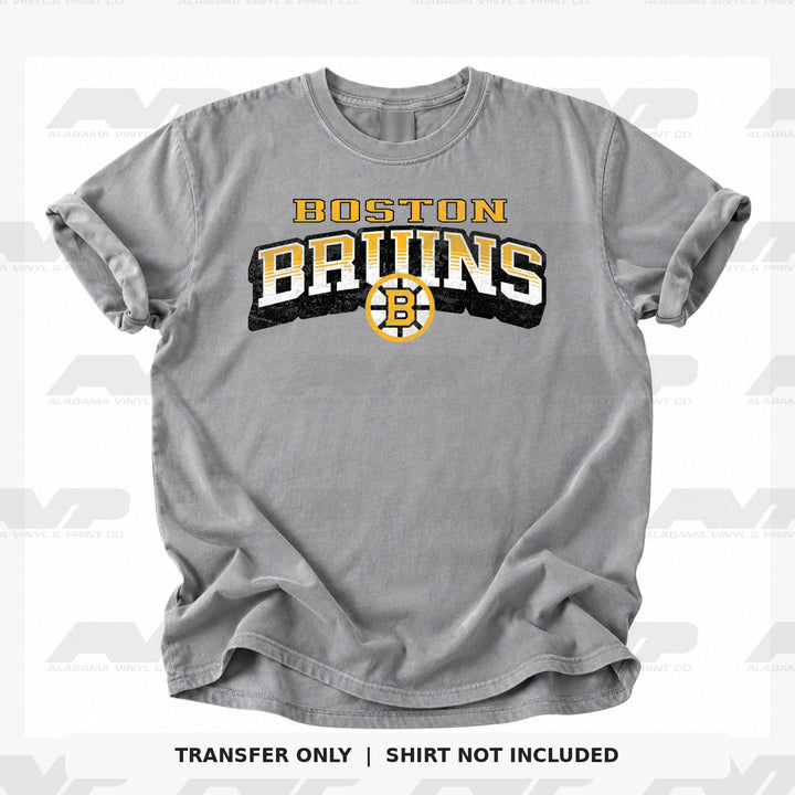 Boston Bruins Classic Distressed Alabama Vinyl & Print Co.