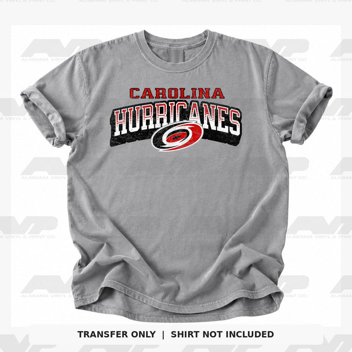 Carolina Hurricanes Classic Distressed Alabama Vinyl & Print Co.