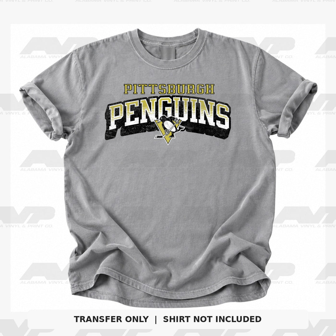 Pittsburgh Penguins Classic Distressed Alabama Vinyl & Print Co.