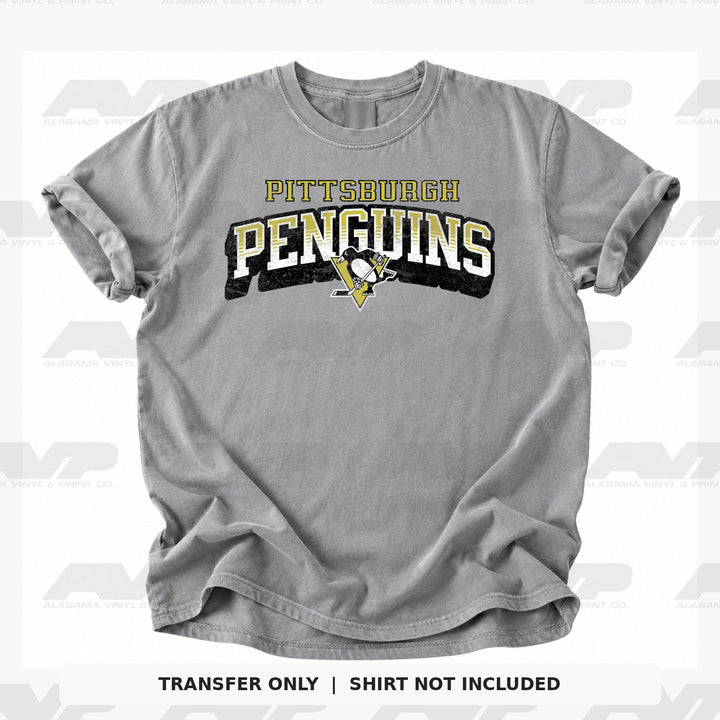 Pittsburgh Penguins Classic Distressed Alabama Vinyl & Print Co.