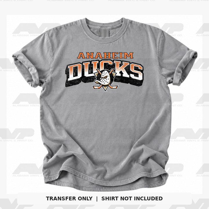 Anaheim Ducks Classic Distressed Alabama Vinyl & Print Co.