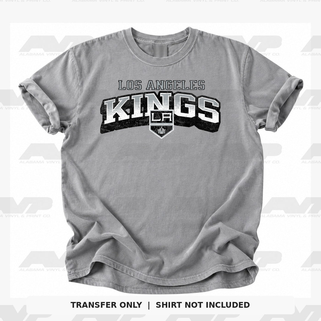 Los Angeles Kings Classic Distressed Alabama Vinyl & Print Co.