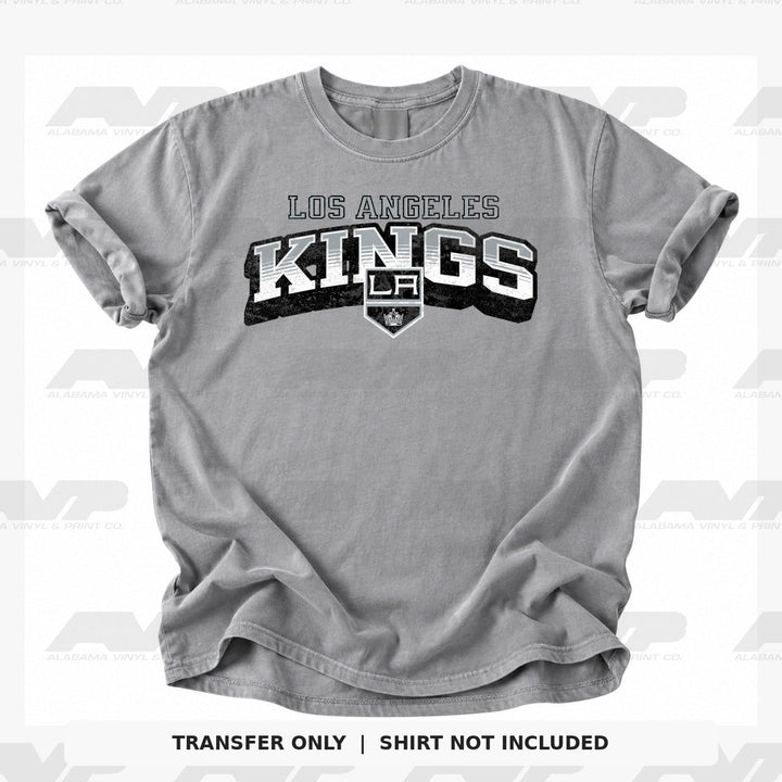 Los Angeles Kings Classic Distressed Alabama Vinyl & Print Co.