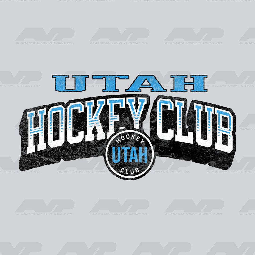 Utah Hockey Club Classic Distressed Alabama Vinyl & Print Co.