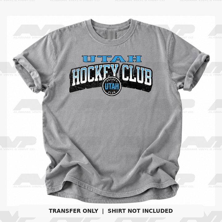 Utah Hockey Club Classic Distressed Alabama Vinyl & Print Co.