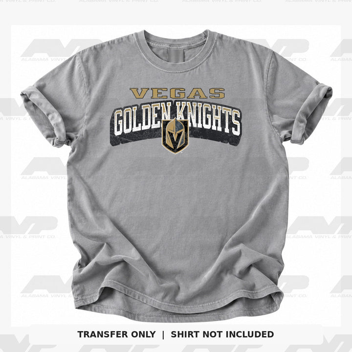Vegas Golden Knights Classic Distressed Alabama Vinyl & Print Co.