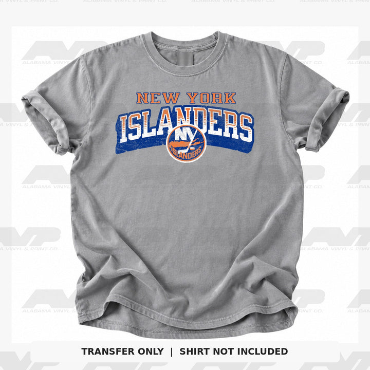 New York Islanders Classic Distressed Alabama Vinyl & Print Co.