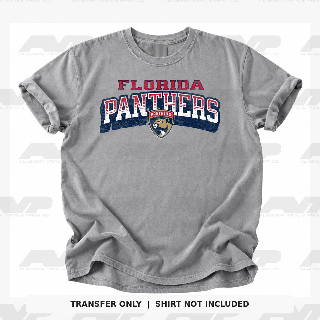 Florida Panthers Classic Distressed Alabama Vinyl & Print Co.