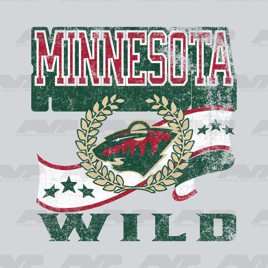 Minnesota Wild Crest Alabama Vinyl & Print Co.