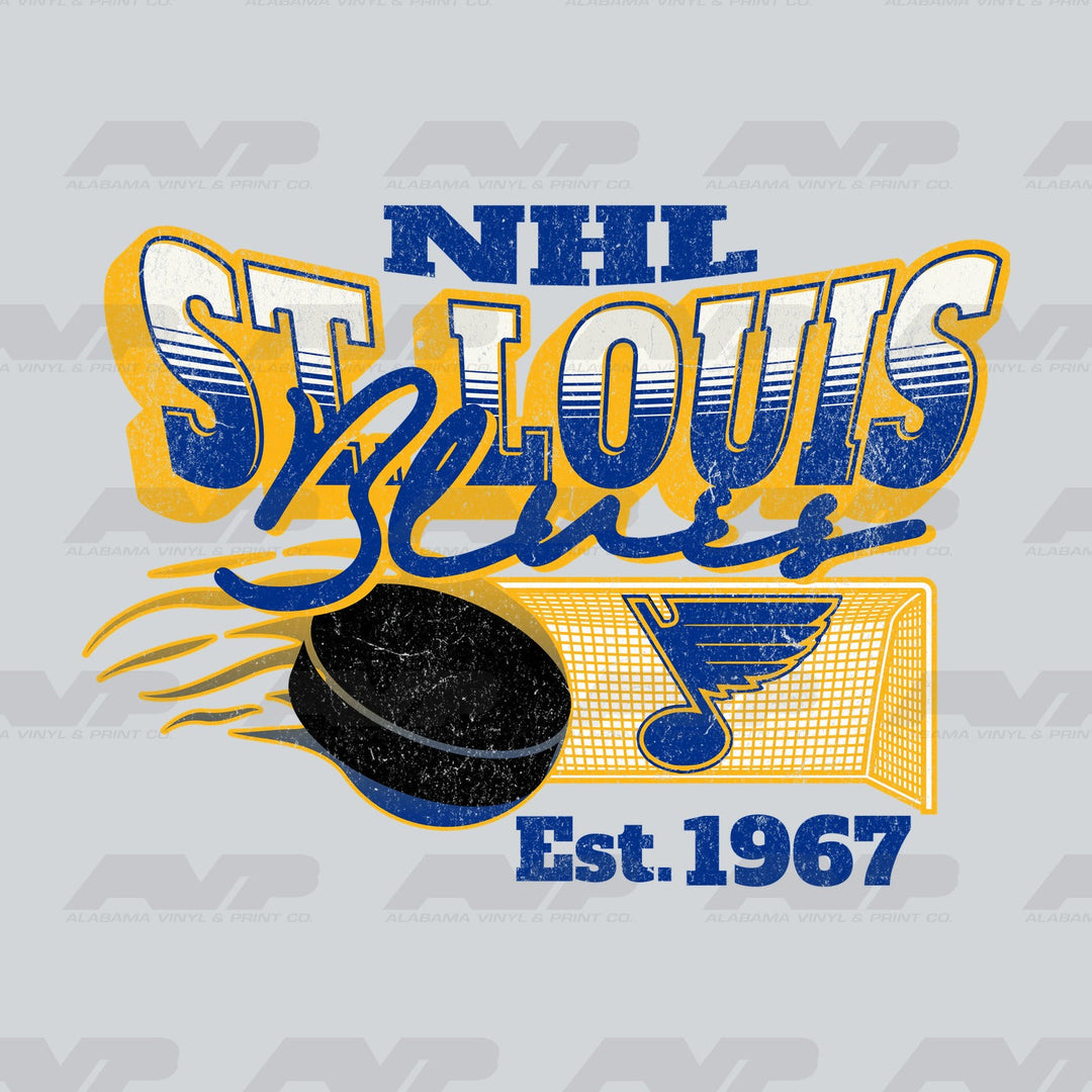 St. Louis Blues Established 1967 Alabama Vinyl & Print Co.