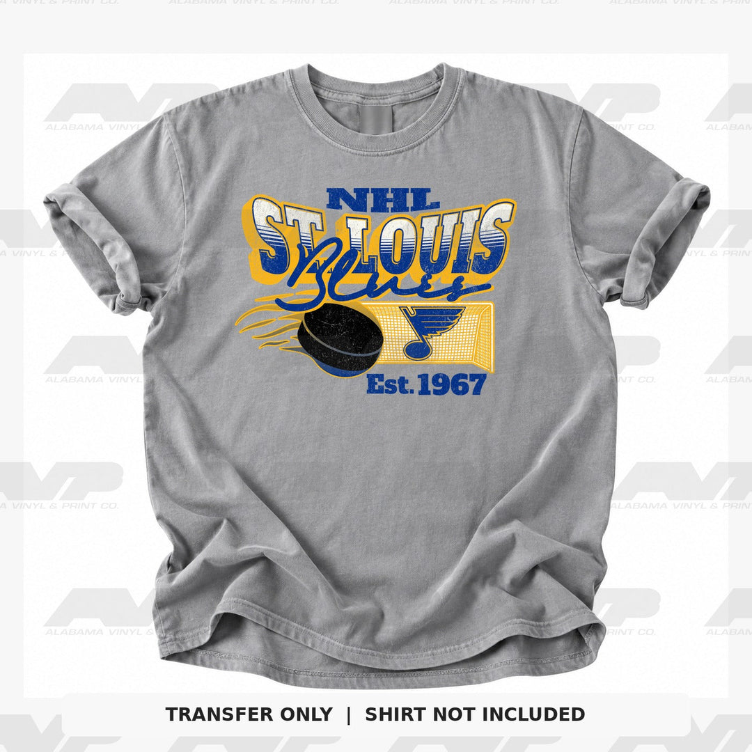St. Louis Blues Established 1967 Alabama Vinyl & Print Co.