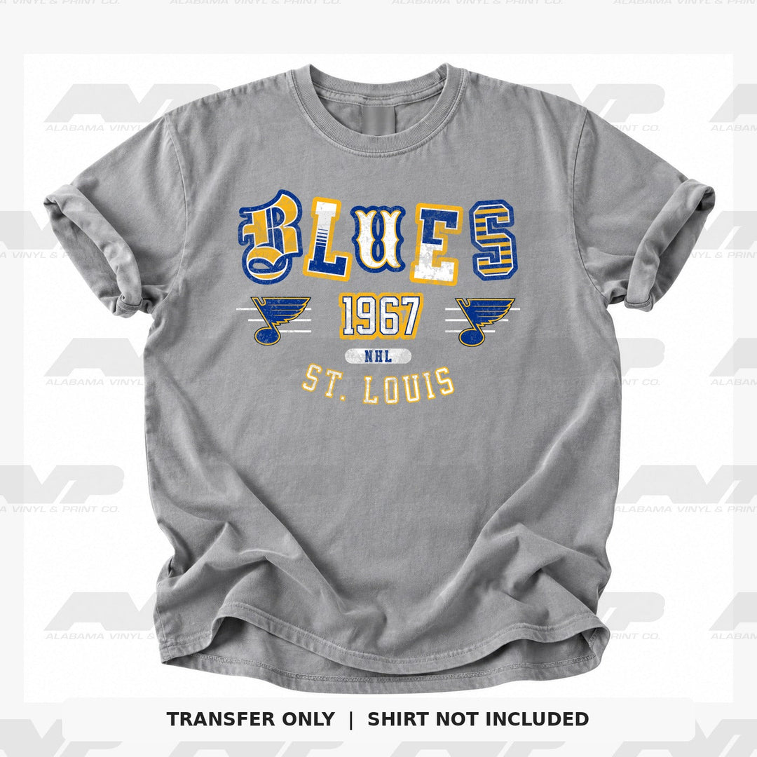 St. Louis Blues Blues 1967 Alabama Vinyl & Print Co.