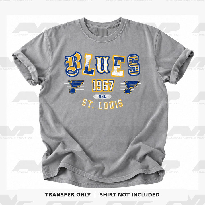 St. Louis Blues Blues 1967 Alabama Vinyl & Print Co.