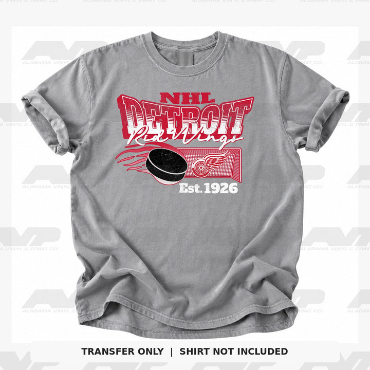 Detroit Red Wings Established 1926 Alabama Vinyl & Print Co.