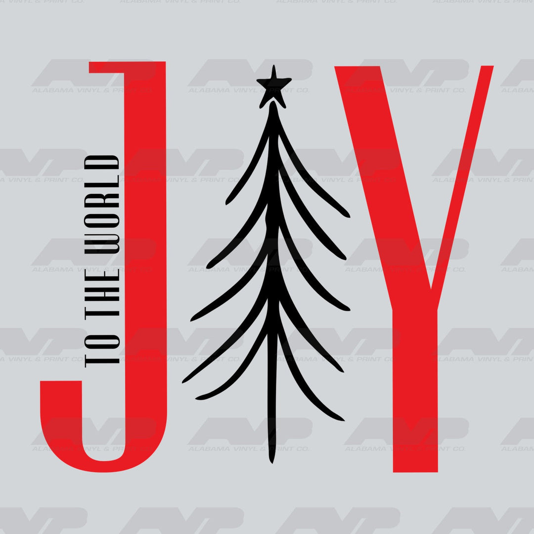 Joy to the World Christmas Alabama Vinyl & Print Co.