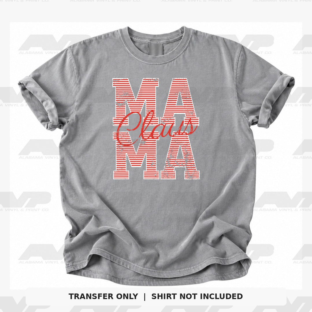 Mama Claus Candy Cane Alabama Vinyl & Print Co.