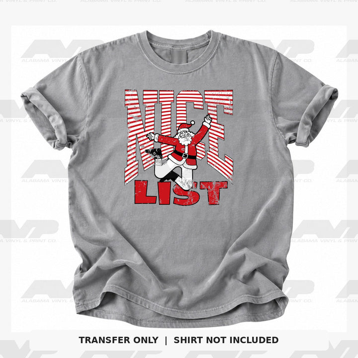 Nice List Santa Alabama Vinyl & Print Co.
