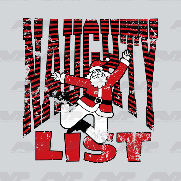 Naughty List Santa Alabama Vinyl & Print Co.