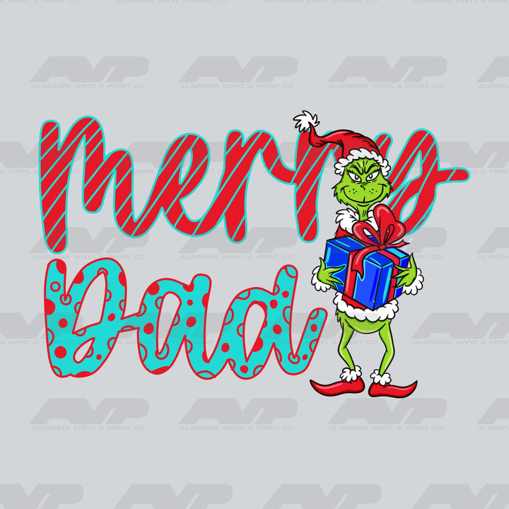 Merry Grinchmas Gift Alabama Vinyl & Print Co.