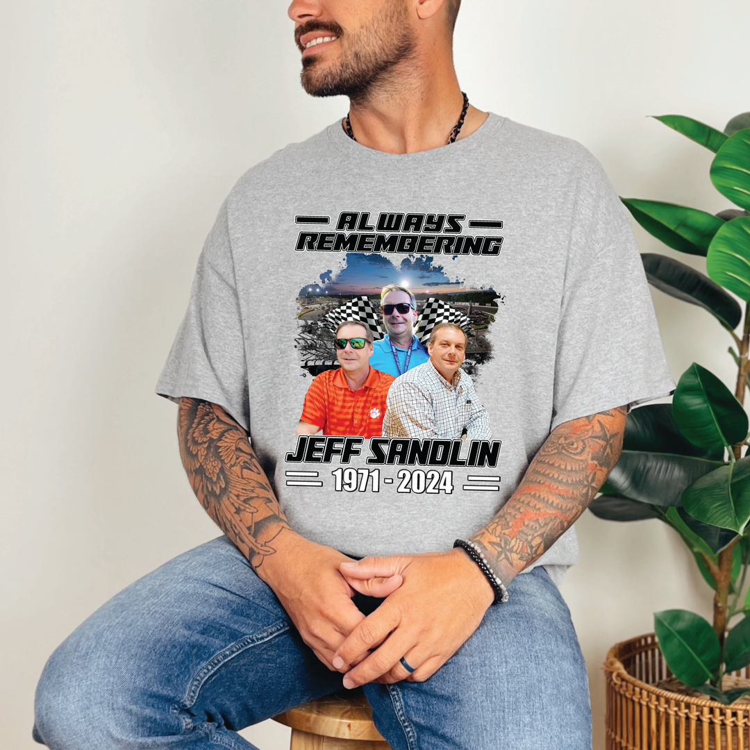 Jeff Sandlin Memorial Shirt Alabama Vinyl