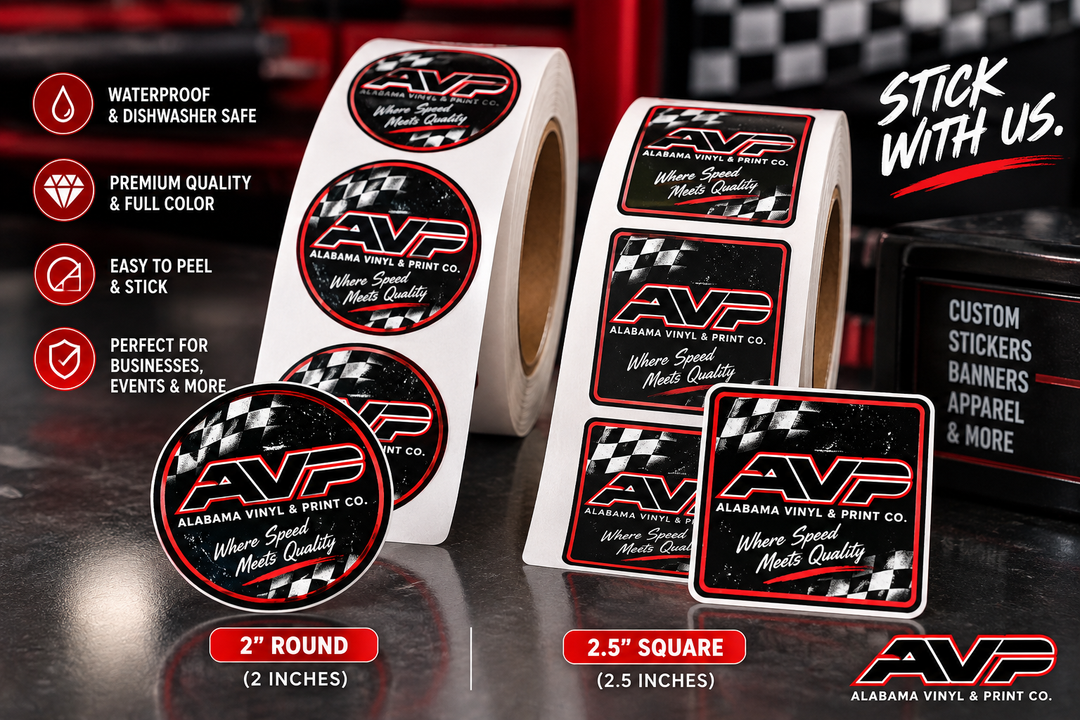 Custom Full-Color Stickers Alabama Vinyl