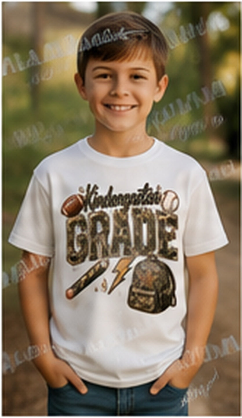 Kindergarten Camo - Ready-to-Press DTF Transfer Alabama Vinyl
