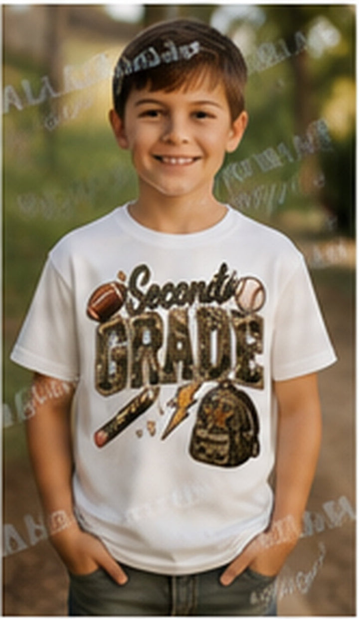 Second Grade Camo - Ready-to-Press DTF Transfer Alabama Vinyl